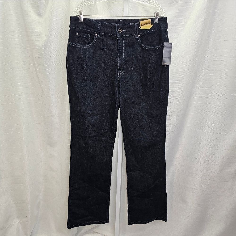 Nine West Dark Wash Marianna Slimming Bootcut Jeans Size 16